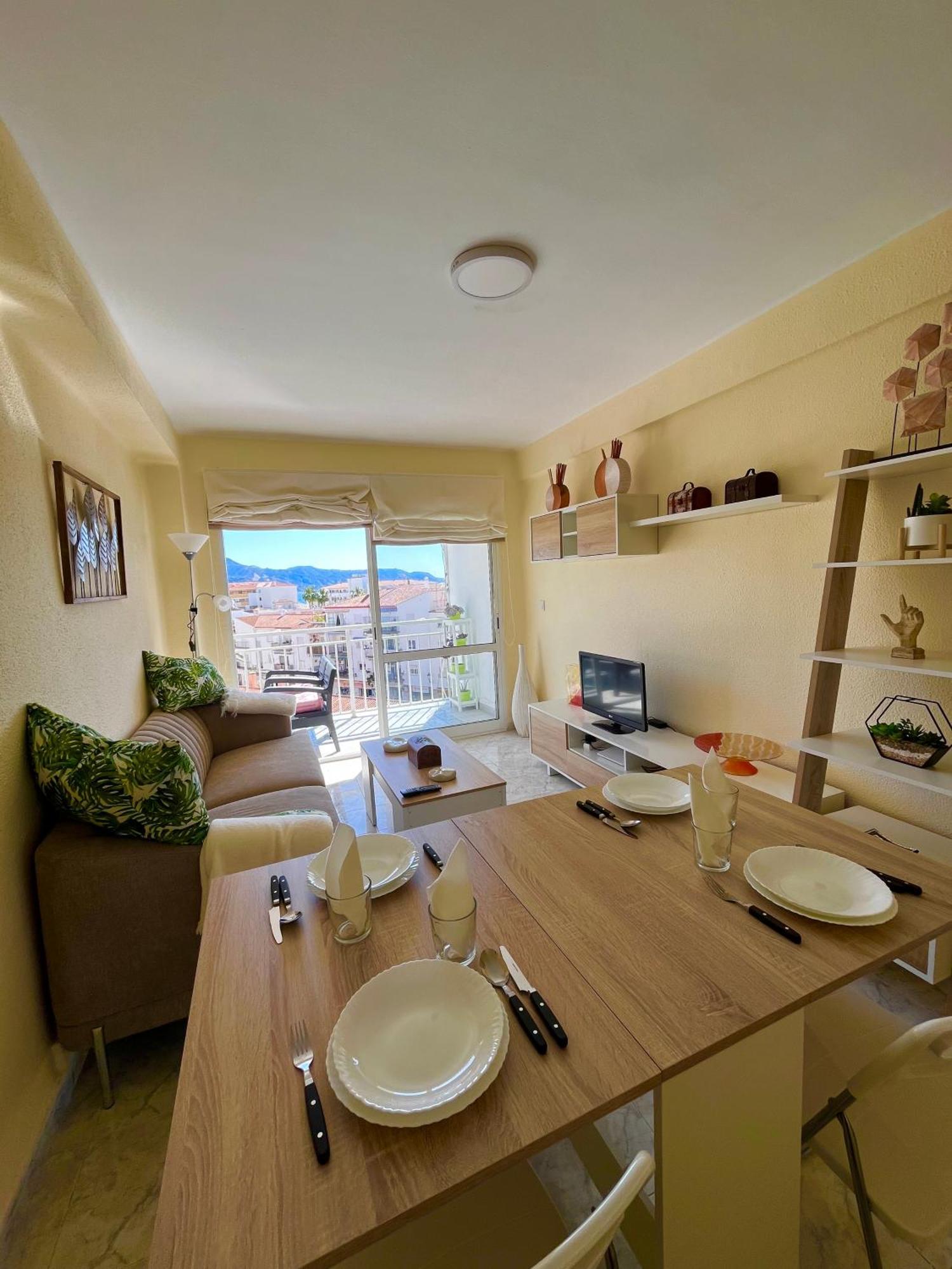 Wonderful Flat With Seaview In Nerja Apartment Exterior photo